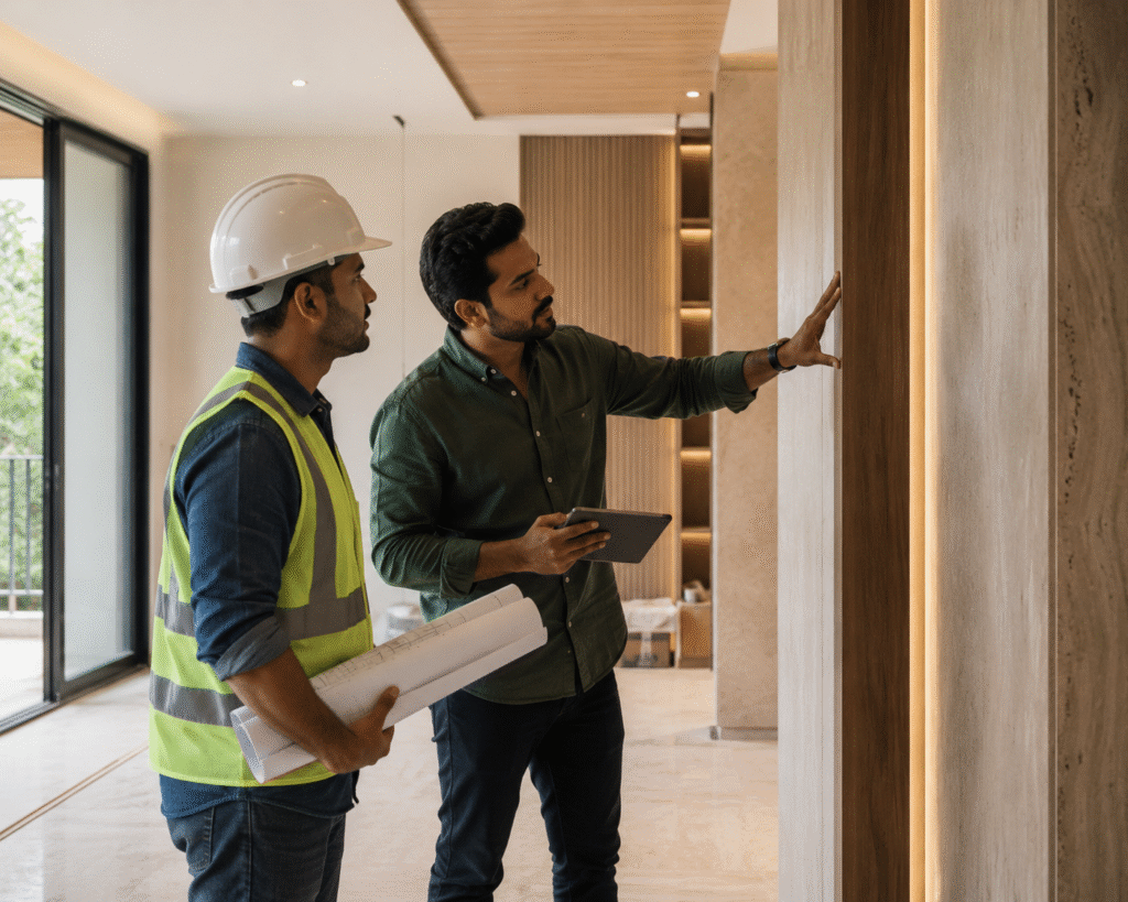 On-site quality oversight in turnkey project delivery