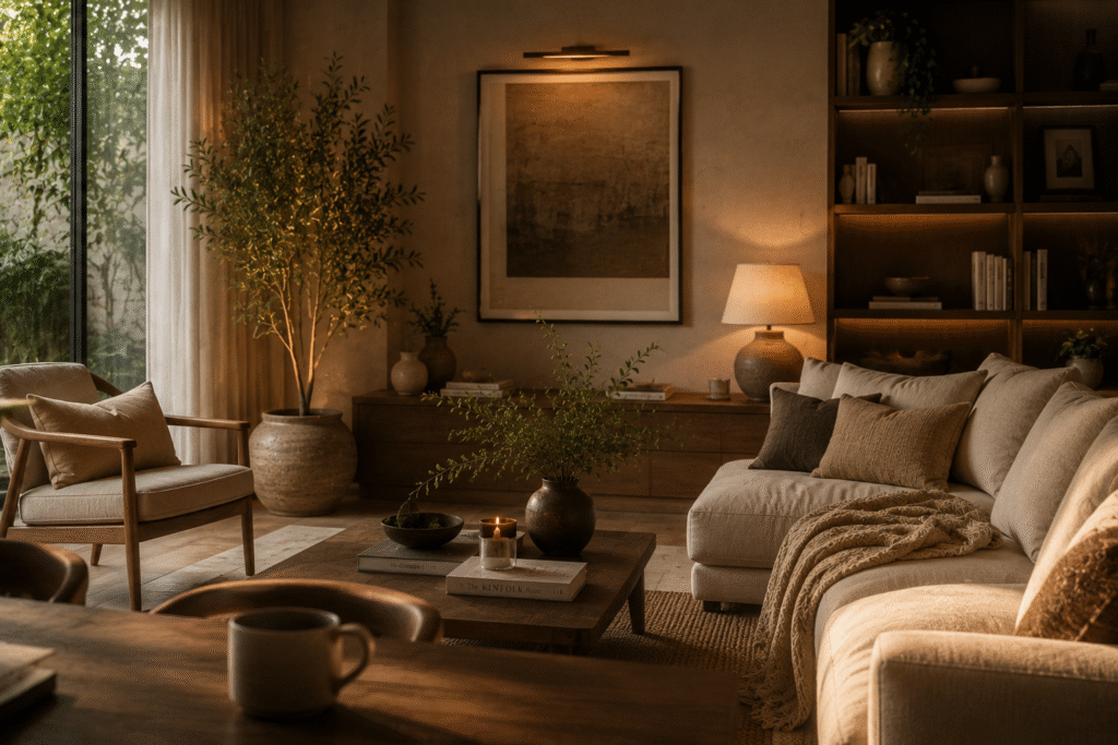 Personal and emotionally connected residential interior